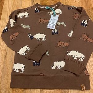 Boys animal print top